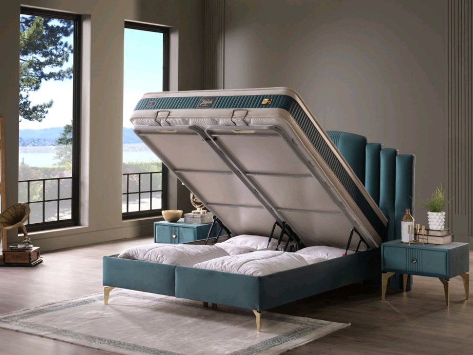 КРОВАТЬ VEYRON - 160*200 С П/М ТКАНЬ