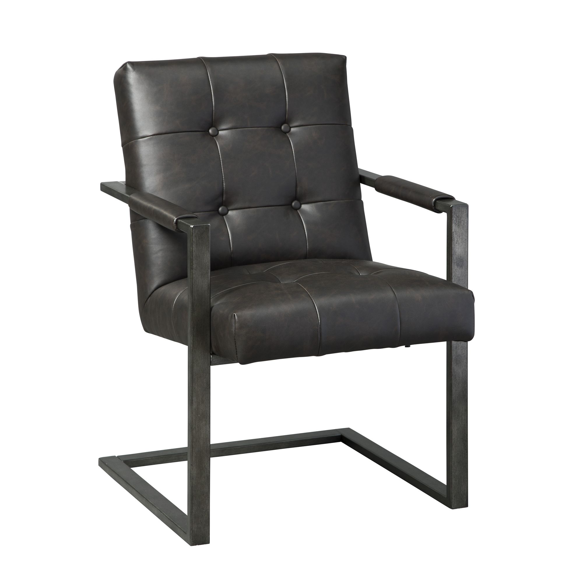 КРЕСЛО ОФИСНОЕ STARMORE - H633-02A ЭКОКОЖА СЕРАЯ