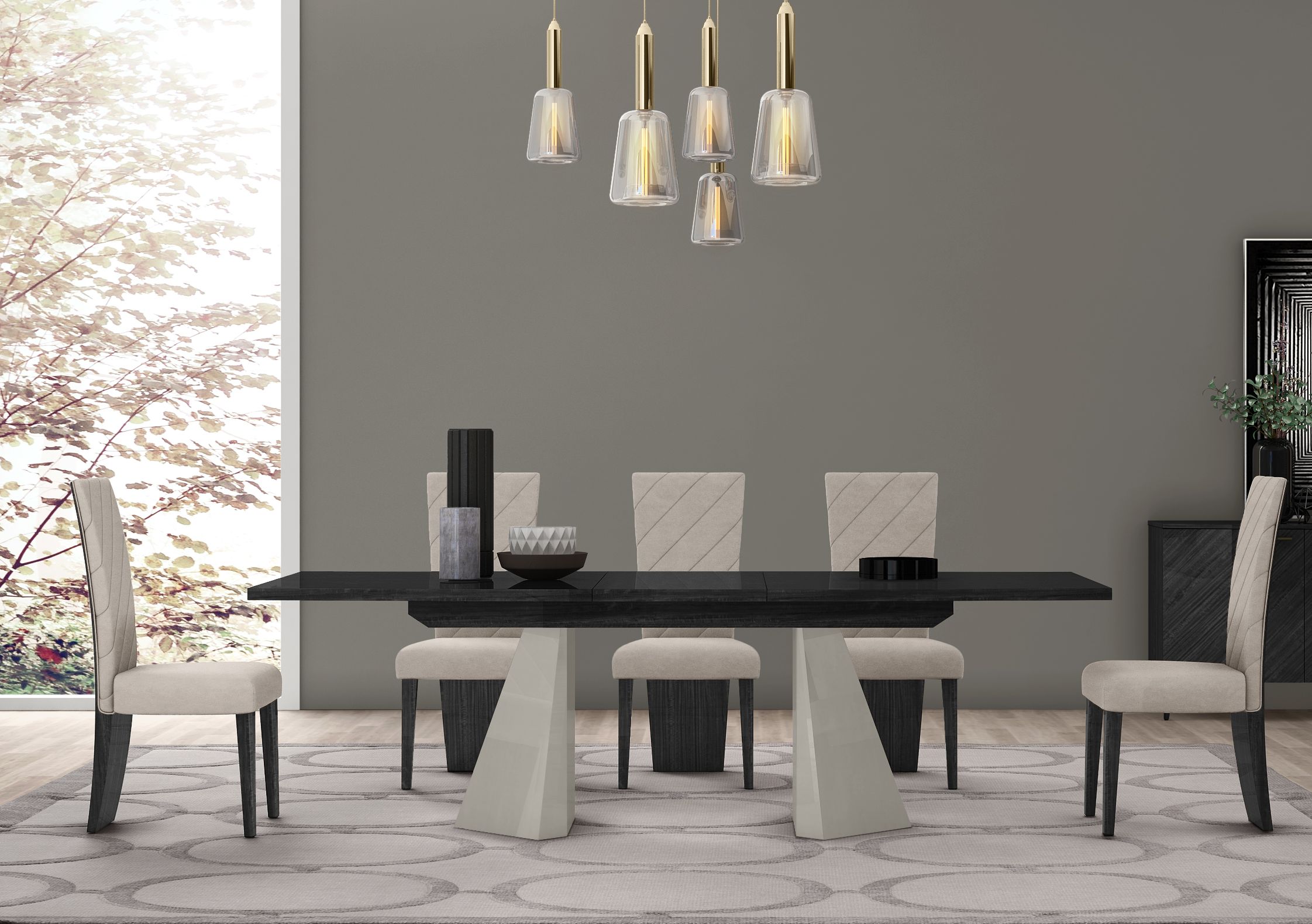 НМ Д/СТОЛОВОЙ CLAUDIA - СТОЛ+6 СТУЛЬЕВ