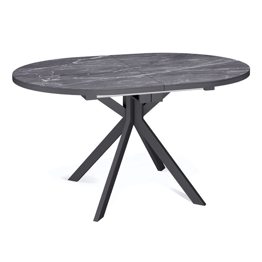 СТОЛ ОБЕДЕННЫЙ DO1300 - ЧЕРНЫЙ/КЕРАМ.ЧЕРН