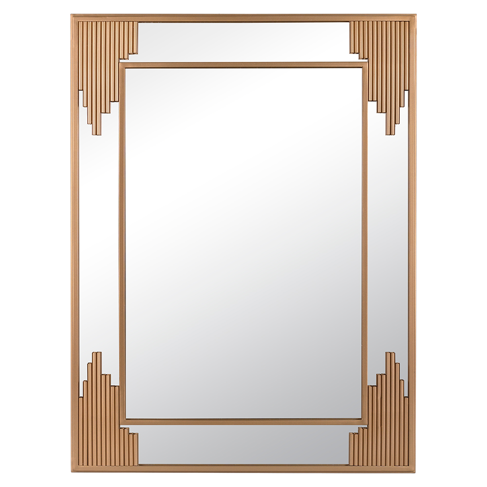 ЗЕРКАЛО 8061-Z3 - В РАМЕ/ЦВЕТ БЕЛОЕ ЗОЛОТО/80,5*61СМ