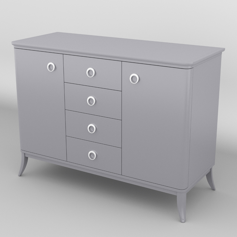 БУФЕТ СИЛЬВИЯ-Э - M13 РУЧКИ И1 ГЛЯНЦ ХРОМ