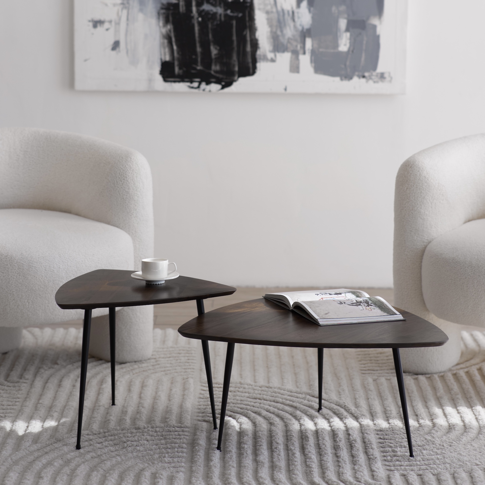 СТОЛ ЖУРНАЛЬНЫЙ AP LOFT - КОРИЧНЕВЫЙ НИЗКИЙ