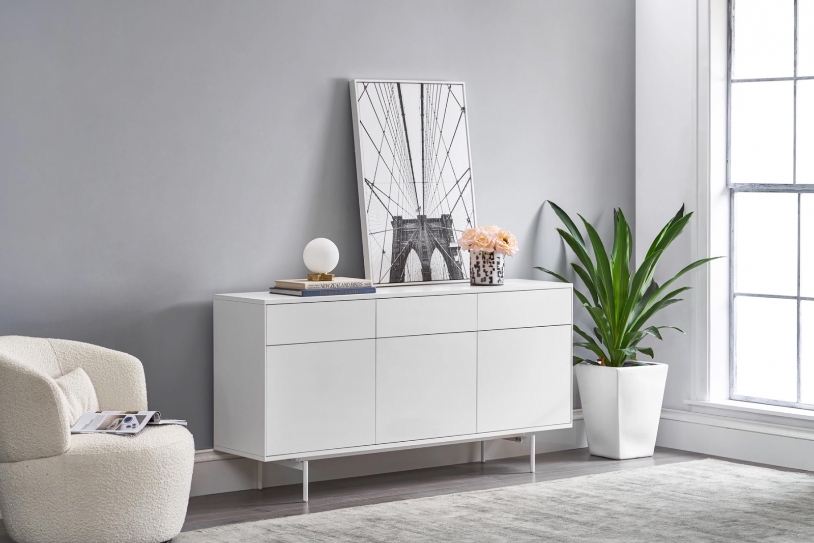 КОМОД БЕГОНИ - C8201 БЕЛЫЙ