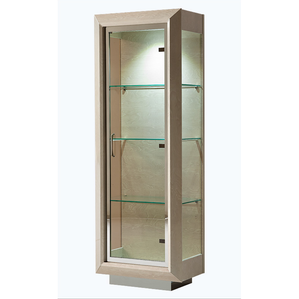 ВИТРИНА 1-ДВ ELITE IVORY - 155VT1.01AV С ПОДСВЕТКОЙ