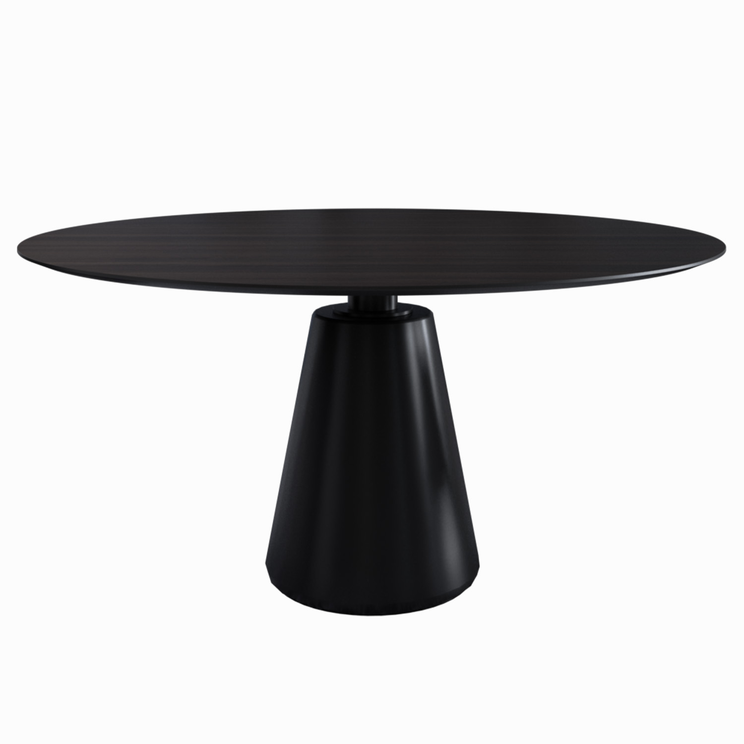 СТОЛ ОБЕДЕННЫЙ MADRID STL - 11-C-D120-N-VEN-NUT DARK BLK