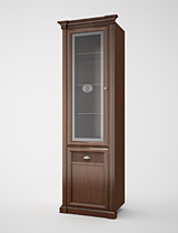 ШКАФ Д/ПОСУДЫ ИЗОТТА - ИТ-17 КЛЕН СТАРЫЙ