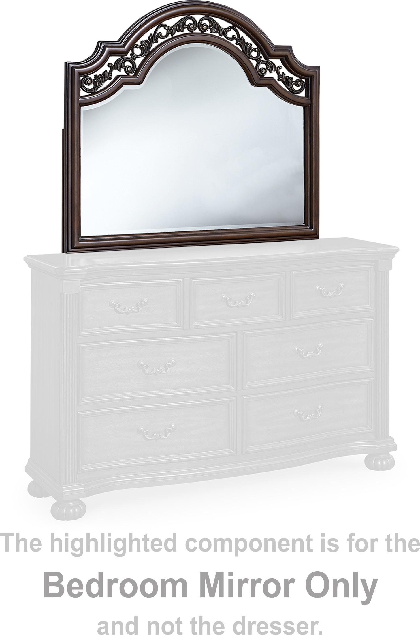 ЗЕРКАЛО К КОМОДУ LAVINTON - B764-36 ДЛЯ СПАЛЬНИ