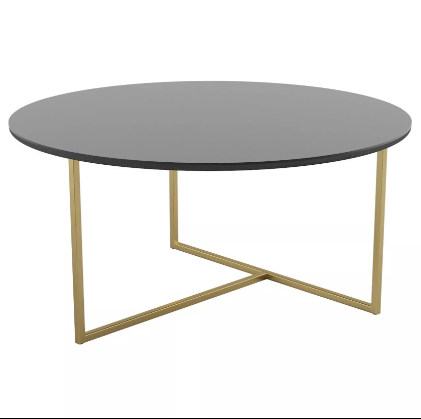 СТОЛ ЖУРНАЛЬНЫЙ МАДЖОРЕ - GLASS (ЧЕРНАЯ LACTOBEL)