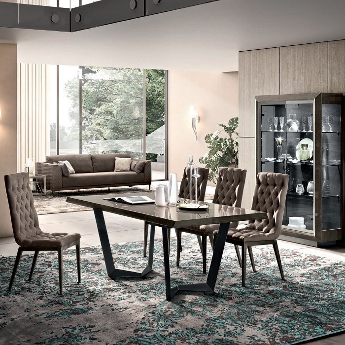 СТОЛ ELITE SILVER - СЕРЕБРИСТАЯ БЕРЕЗА, NET С 2 ВСТАВКАМИ 50, 160*105*79 155TAV.02PL