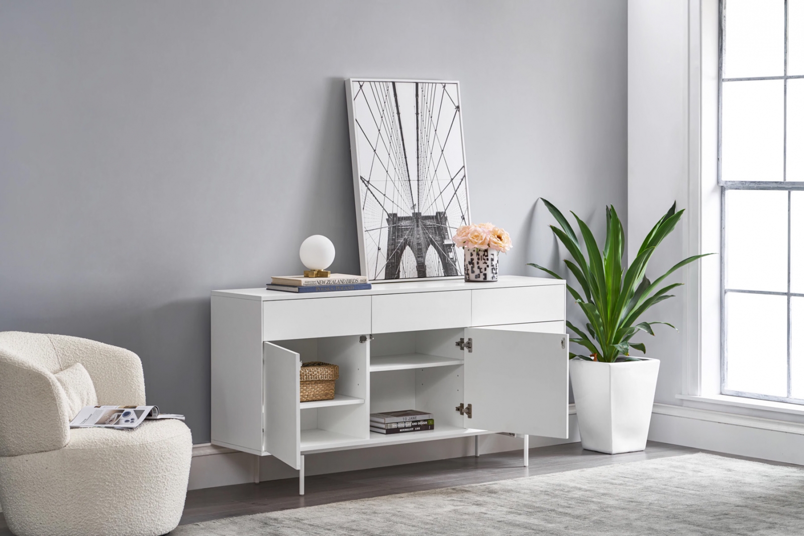 КОМОД БЕГОНИ - C8201 БЕЛЫЙ