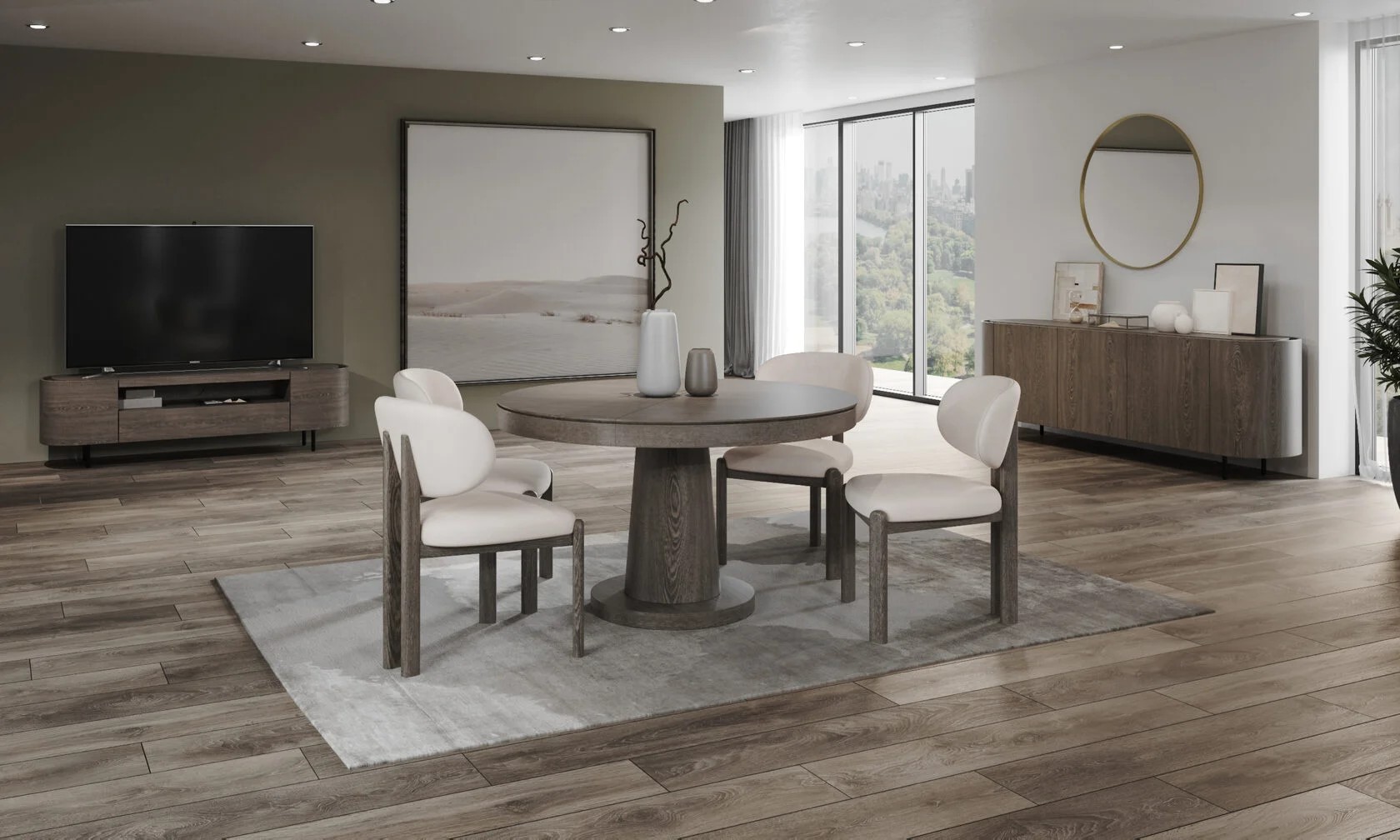 ОБЕДЕННАЯ МЕБЕЛЬ LUTON 2 (00-00003849)