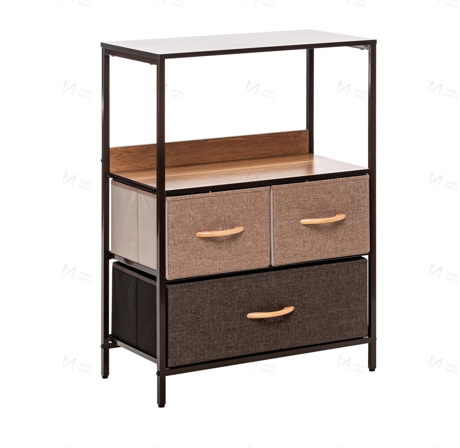 КОМОД ЛОКИ - 3ЯЩ/КОРИЧНЕВЫЙ