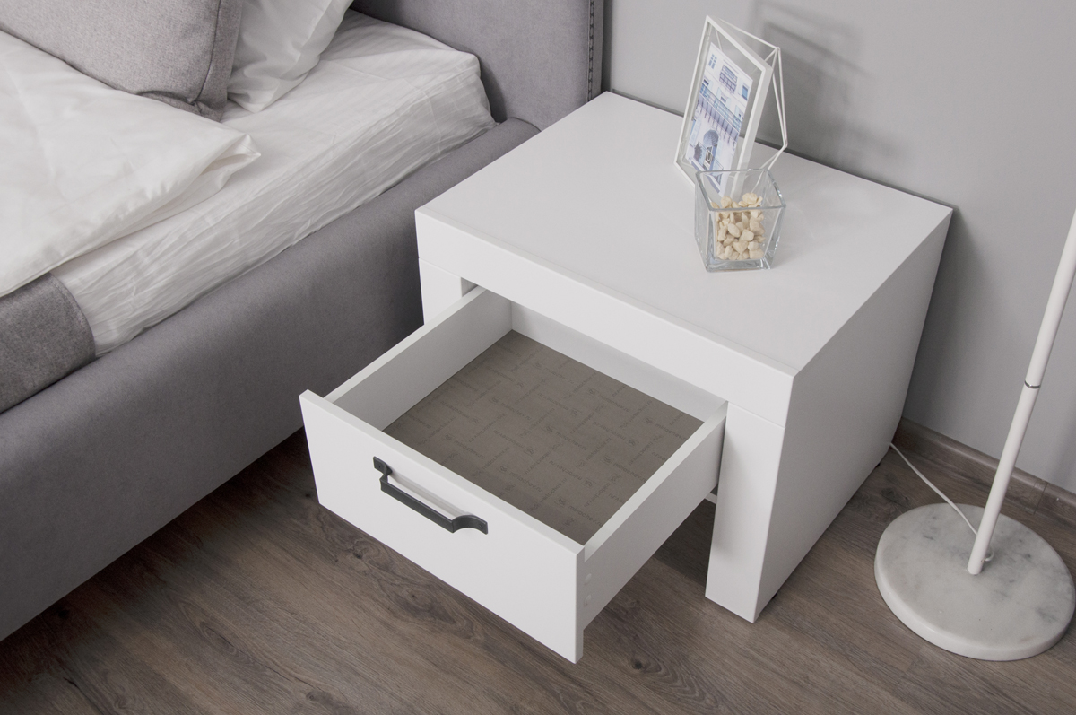 ТУМБА ПРИКРОВАТНАЯ НОРВЕГИЯ - Т2 БЕЛЫЙ