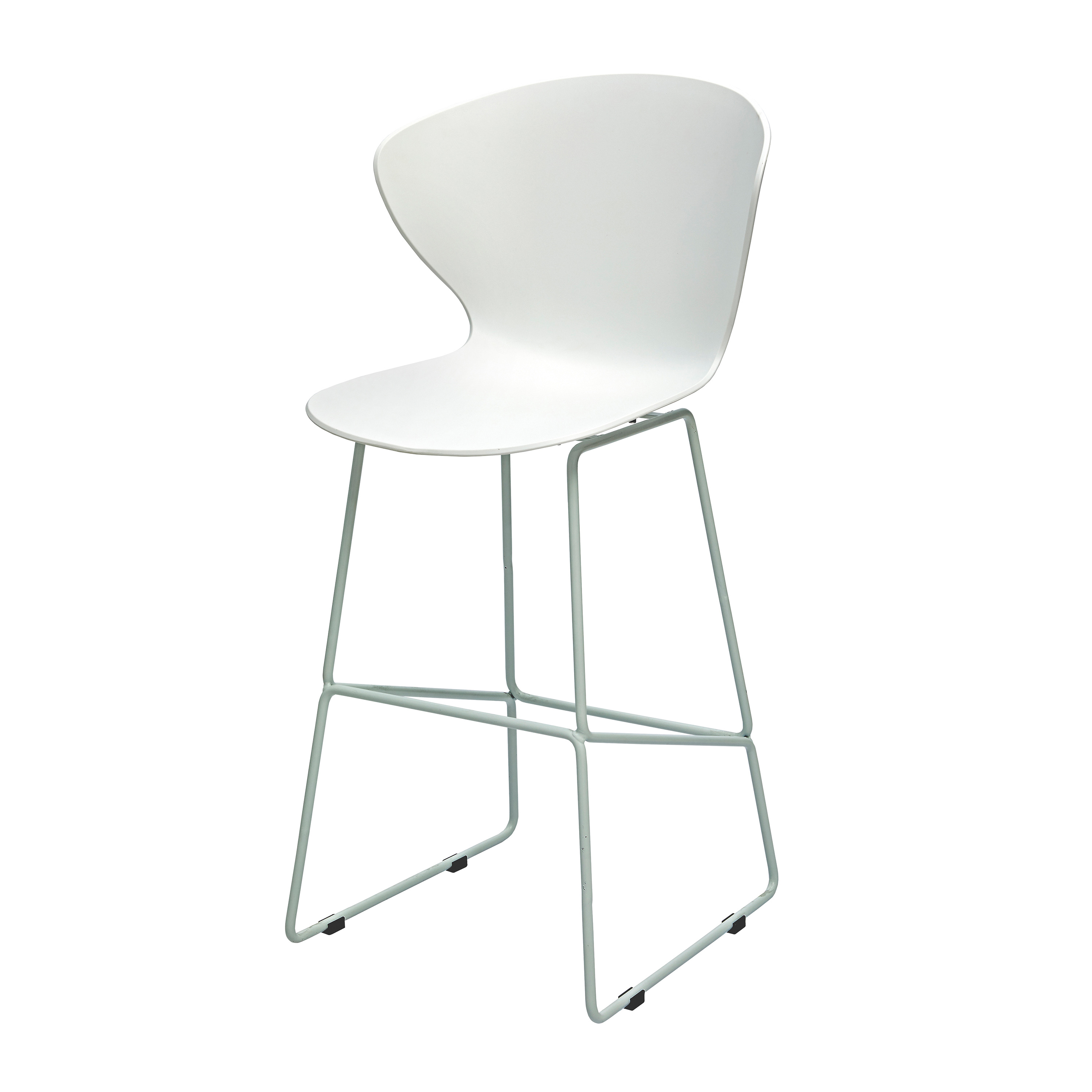 СТУЛ БАРНЫЙ MANEE - 318-CPP10B БЕЛЫЙ