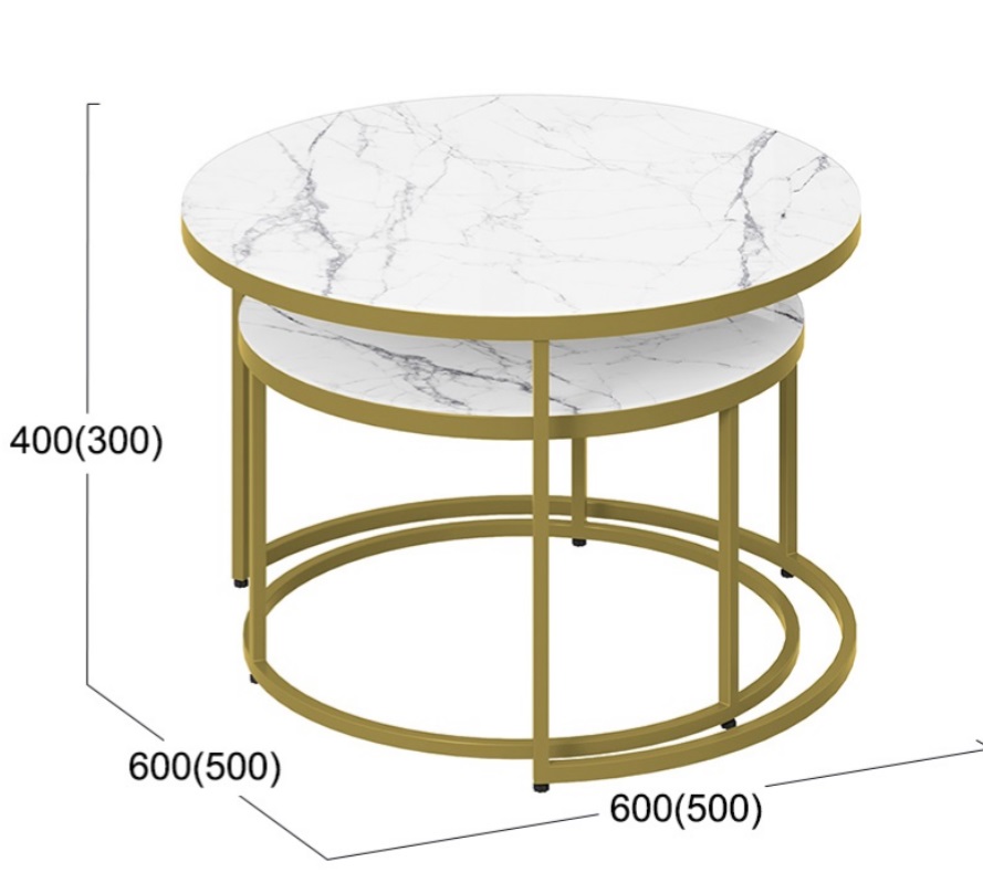 СТОЛ ЖУРНАЛЬНЫЙ ВЕГА-Т - ЗОЛ/СТЕКЛО БЕЛ МРАМОР