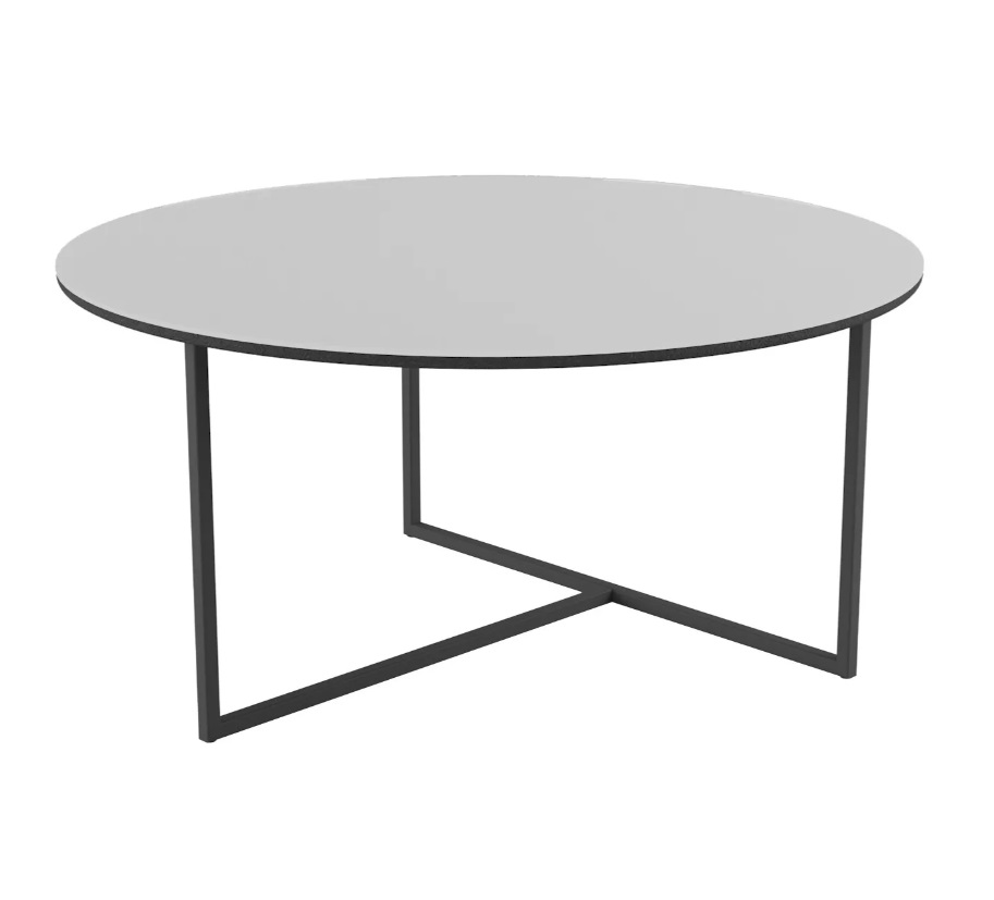 СТОЛ ЖУРНАЛЬНЫЙ МАДЖОРЕ - GLASS (БЕЛАЯ LACTOBEL)