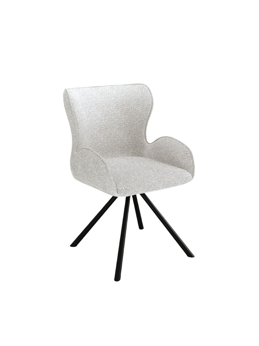 СТУЛ 311SD ЧЕРНЫЙ/СЕРЕБРИСТЫЙ B 06