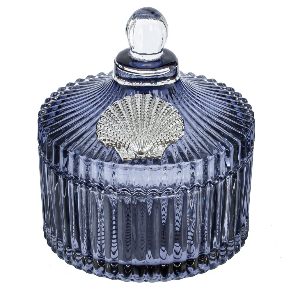 ШКАТУЛКА 804964/H12СМ/СИНЯЯ