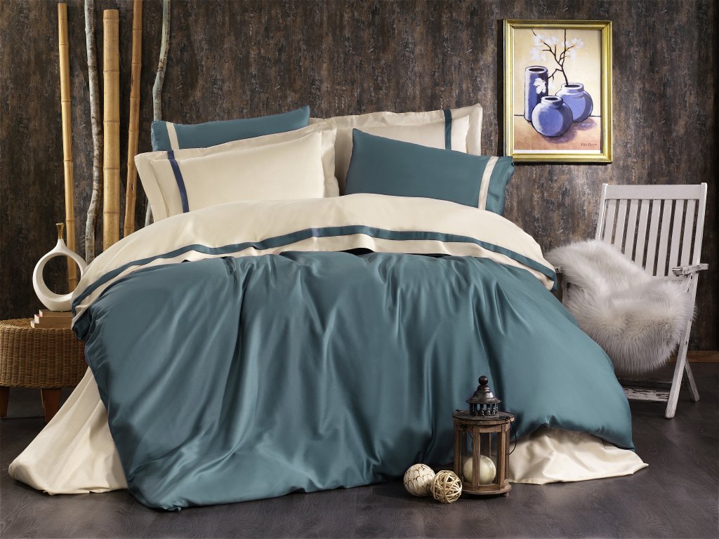 КОМПЛЕКТ ПБ ELITE-G - ГОЛУБОЙ/БЕЖЕВЫЙ/ЕВРО