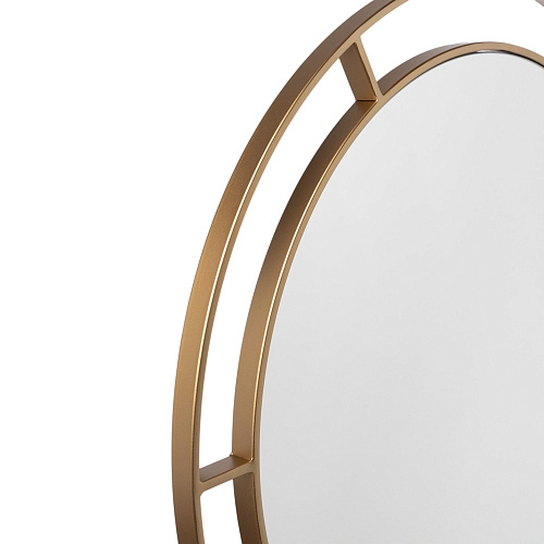 ЗЕРКАЛО 6005-Zm3 - В РАМЕ/ЦВЕТ БЕЛОЕ ЗОЛОТО/D 60СМ