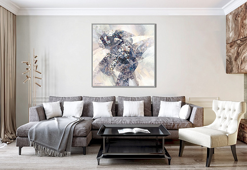 КАРТИНА С РАМОЙ РЕПРОДУКЦИИ КА - 818771/GRAF21069 МУЗЫКА СФЕР