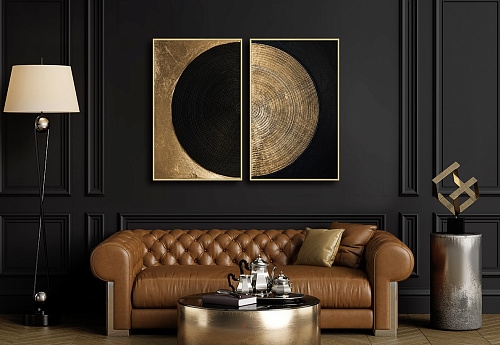 КАРТИНА С РАМОЙ АРТ ДЕКОР - 617180/ЗАТМЕНИЕ 1/60*90