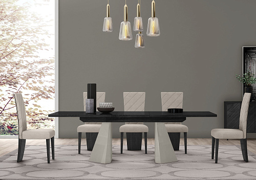 НМ Д/СТОЛОВОЙ CLAUDIA - СТОЛ+6 СТУЛЬЕВ