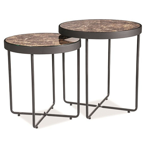 НАБОР СТОЛОВ MANTA - 40/43,45/49 MANTAMAC 2СТОЛ.ЖУР