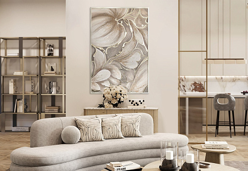 КАРТИНА С РАМОЙ АРТ ДЕКОР - 625809/МЕЛОДИЯ ЦВЕТОВ I/60*90