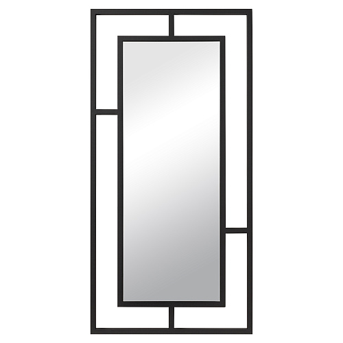 ЗЕРКАЛО 12060-Zm1 - В РАМЕ/ЦВЕТ ЧЕРНЫЙ/120*60СМ