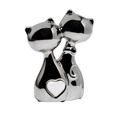 СТАТУЭТКА GARDA-D - 10K9287D КОТИКИ СЕРЕБРЯНАЯ