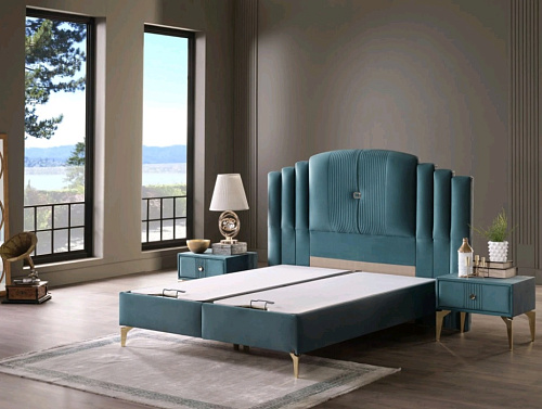 КРОВАТЬ VEYRON - 160*200 С П/М ТКАНЬ