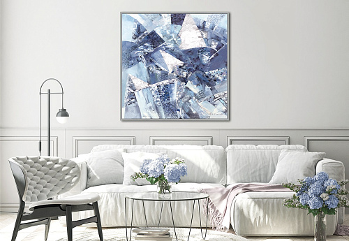 КАРТИНА С РАМОЙ РЕПРОДУКЦИИ КА - 818771/GRAF23001 СИНЬ-ФОНИЯ 1