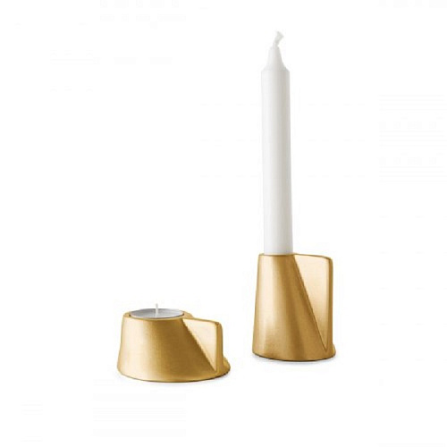 НАБОР ПОДСВЕЧНИКОВ CALLIGARIS - LINO(2 ШТ.)M7191004 GOLD/GOLD