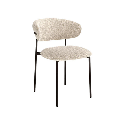 СТУЛ 309SD - ЧЕРНЫЙ/БЕЖЕВЫЙ B01