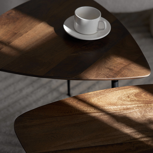 СТОЛ ЖУРНАЛЬНЫЙ AP LOFT - КОРИЧНЕВЫЙ НИЗКИЙ