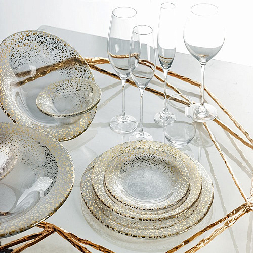 БЛЮДО IVV - 776.120 SPARKLING 34 СМ. GOLD