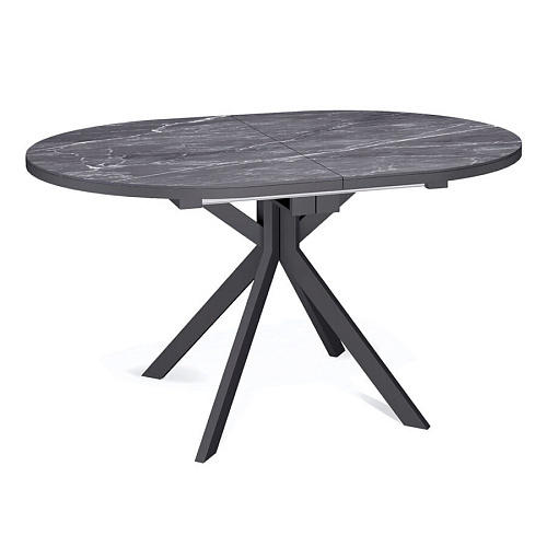 СТОЛ ОБЕДЕННЫЙ DO1300 - ЧЕРНЫЙ/КЕРАМ.ЧЕРН