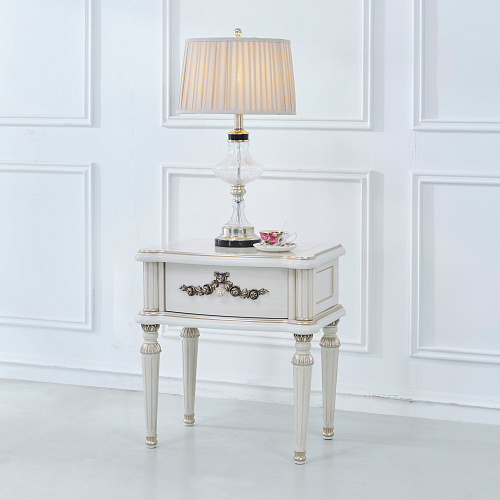 ТУМБА ПРИКРОВАТНАЯ ASTORIA WHITE (0071681297)