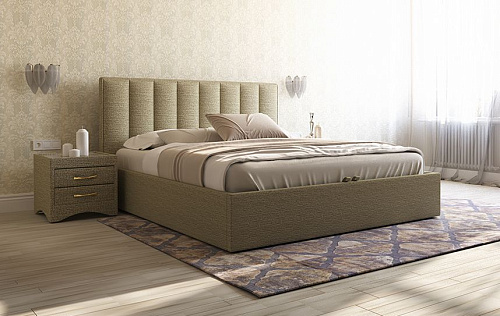 КРОВАТЬ BAND - 180Х200 БЕЗ П/М VELVET LUX 20