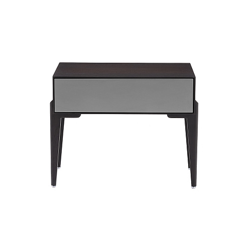 ТУМБА ПРИКРОВАТНАЯ SPAZIO - BRK2113 ДУБ ТЕМНЫЙ