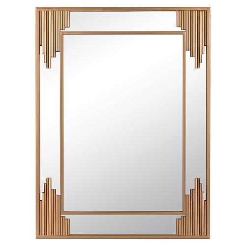 ЗЕРКАЛО 8061-Z3 - В РАМЕ/ЦВЕТ БЕЛОЕ ЗОЛОТО/80,5*61СМ