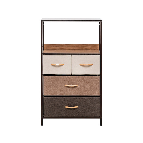 КОМОД ЛОКИ - 4ЯЩ/КОРИЧ/БЕЖ