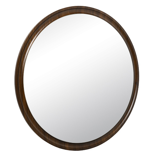 ЗЕРКАЛО 7070-Z2 - В ДЕРЕВЯННОЙ РАМЕ/ЦВЕТ Т.ДЕРЕВО/D 70СМ