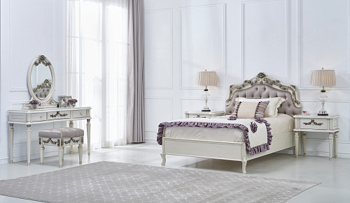 ТУМБА ПРИКРОВАТНАЯ ASTORIA WHITE (0071681297)