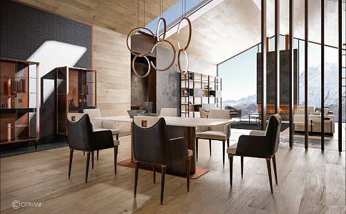 ЛЮСТРА CIPRIANI - S592 BRUSHED COPPER